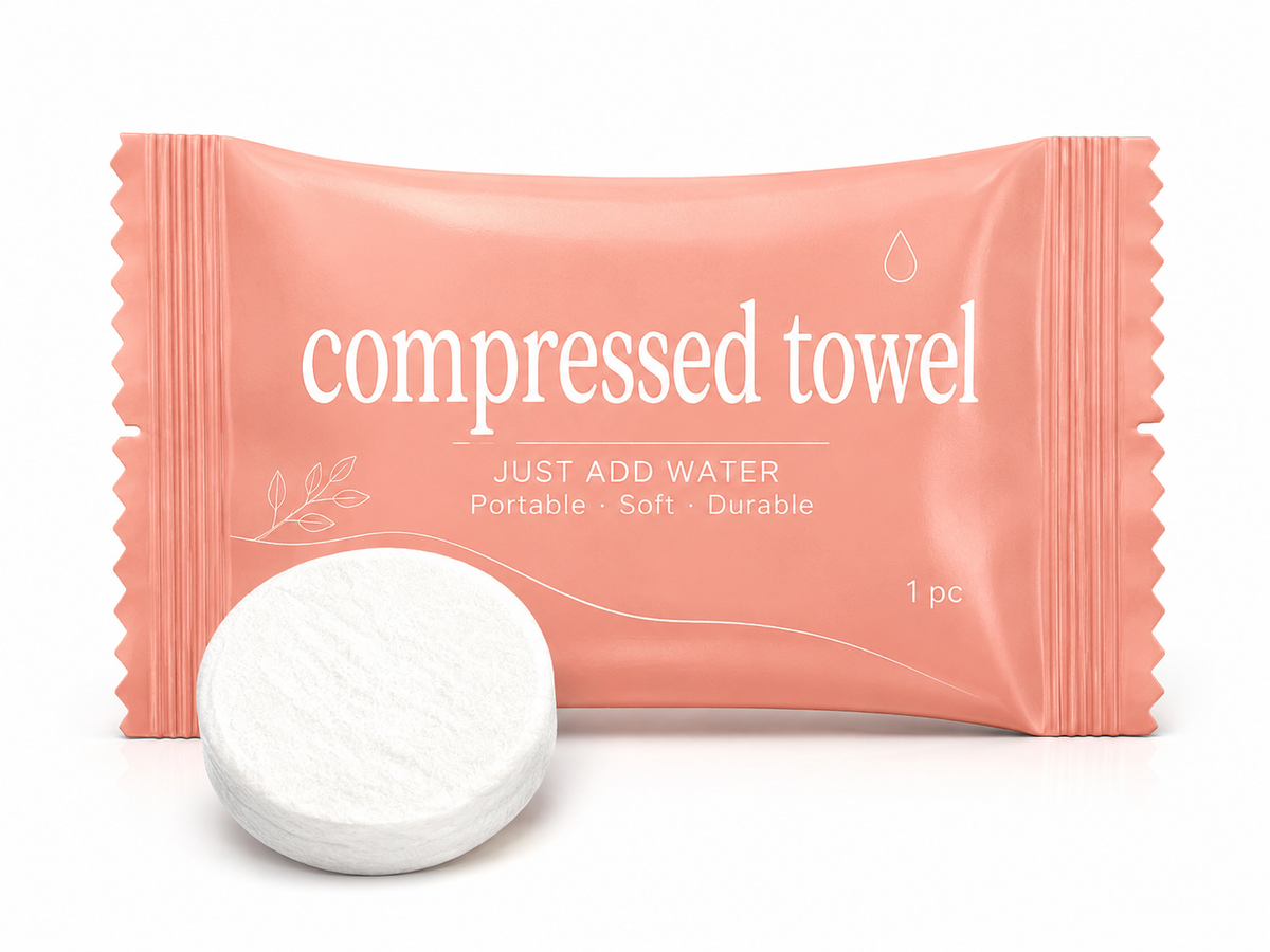 Cherry Blossom Sleeping Mask + Compressed Towel Set