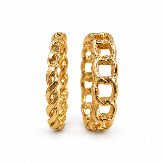 Gold-Tone Stackable Ring Set