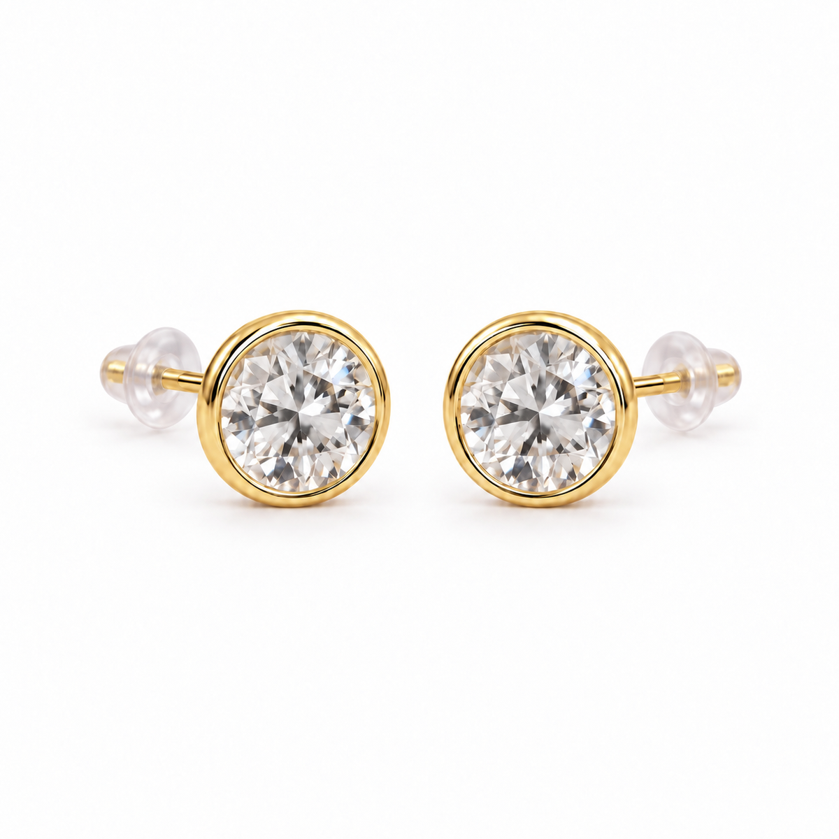 Gold-Tone Three-Pair Earring Set