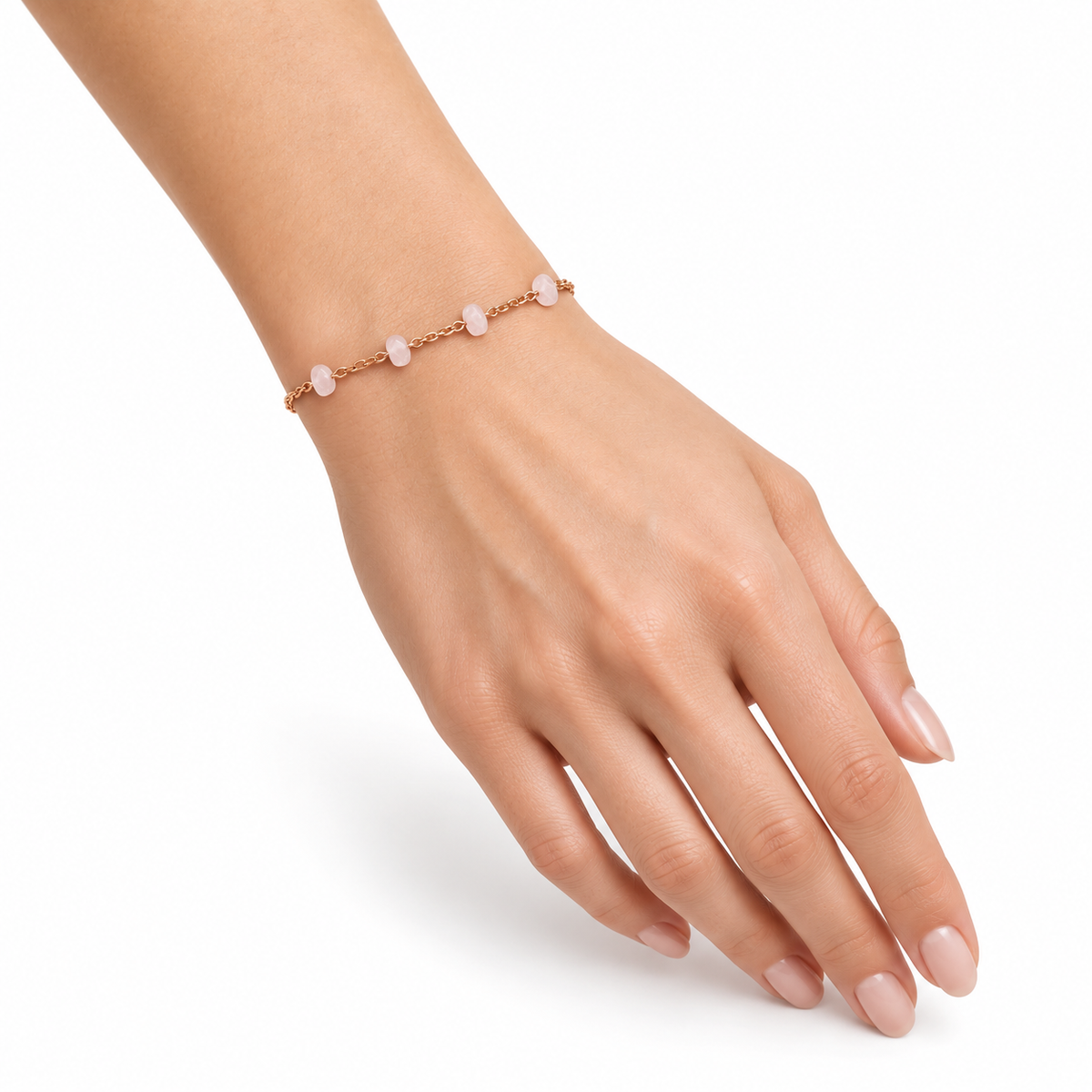 Rose-Gold-Tone Crystal Chip Bracelet