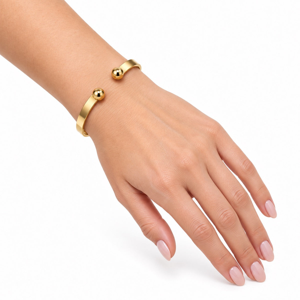 Gold-Tone Open Cuff Bracelet