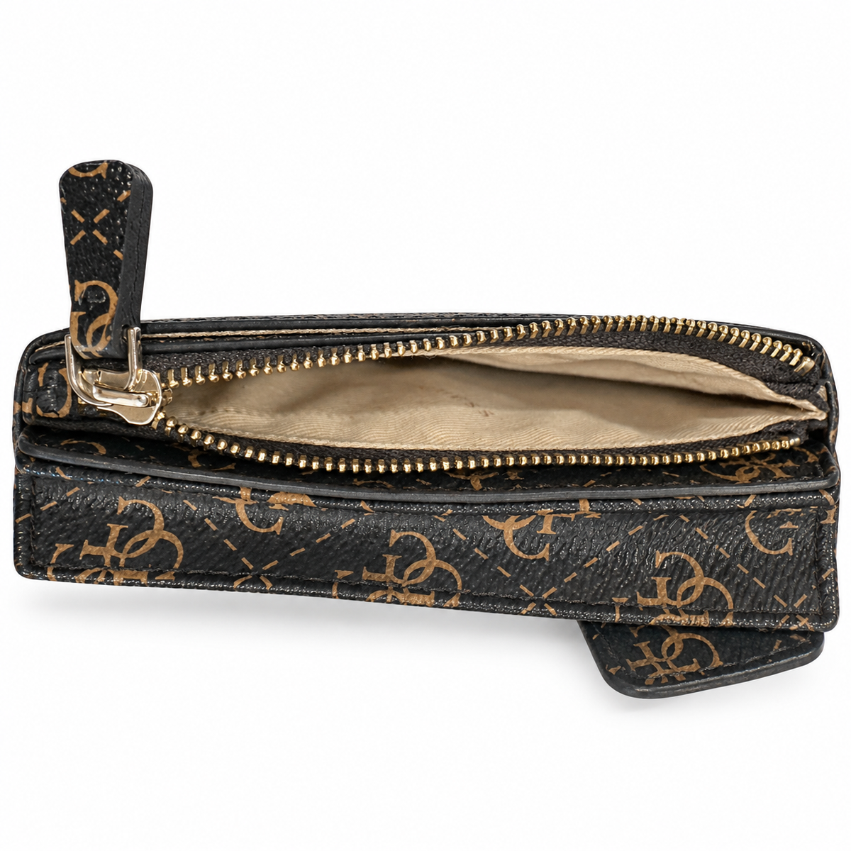 Pre-Loved GUESS Monogram Phone Crossbody Bag