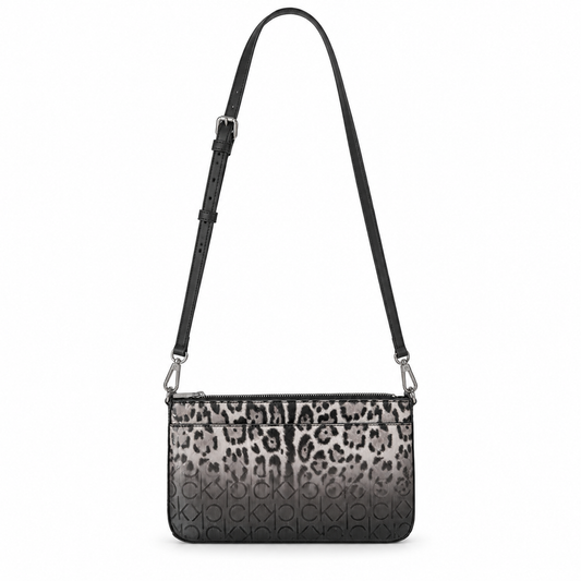 Pre-Loved Calvin Klein Leopard-Print Crossbody Bag