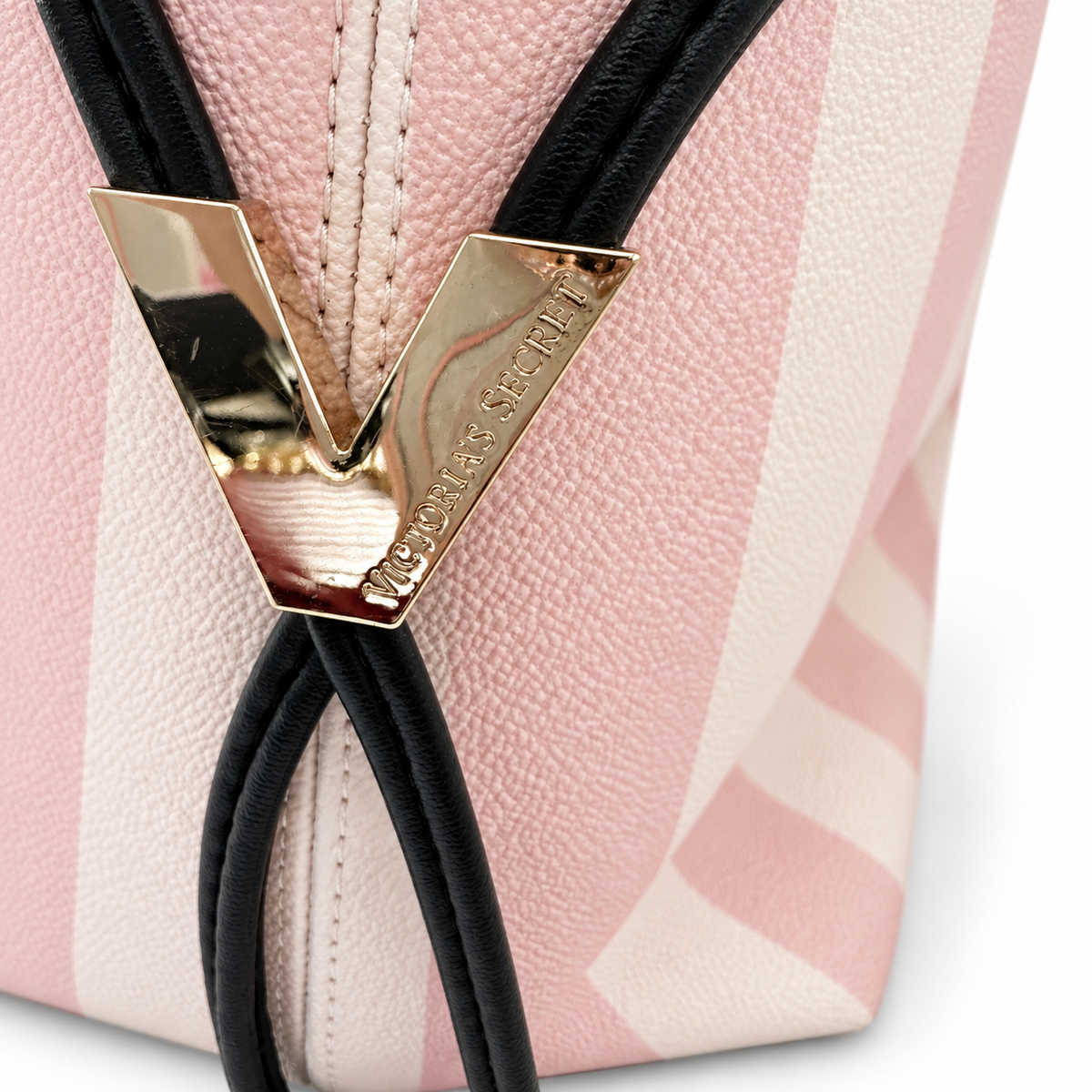 Pre-Loved Victoria’s Secret Pink Striped Tote Bag