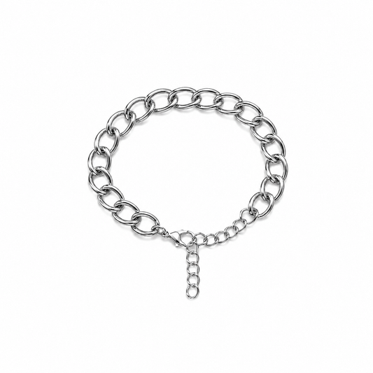 Silver Chunky Chain Bracelet