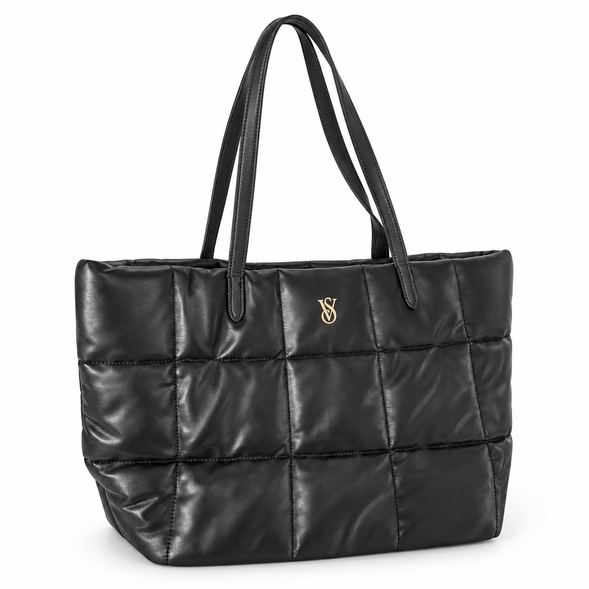 Pre-Loved Victoria’s Secret Black Quilted Tote Bag