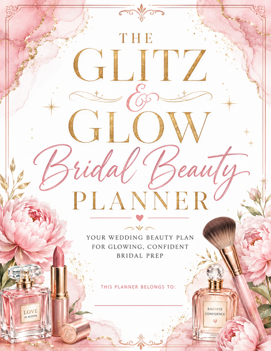 Glitz & Glow Bridal Beauty Planner Digital Download