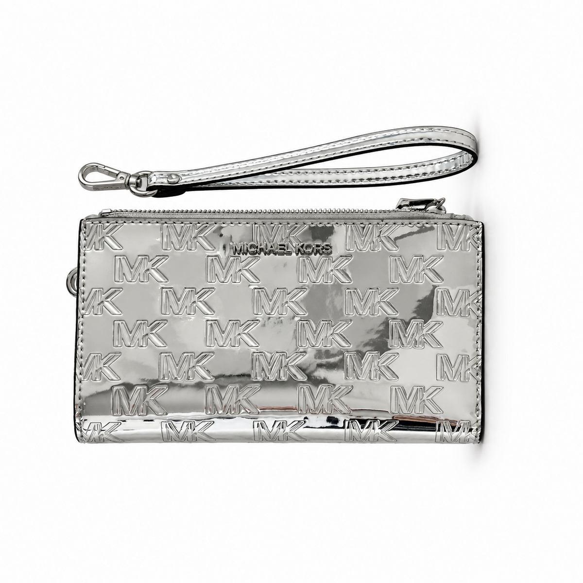 Pre-Loved MICHAEL Michael Kors Jet Set Double-Zip Wristlet