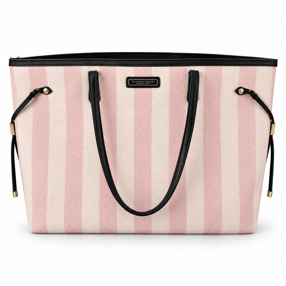 Pre-Loved Victoria’s Secret Pink Striped Tote Bag