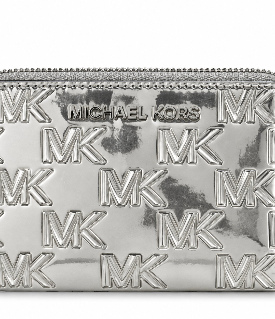 Pre-Loved MICHAEL Michael Kors Jet Set Double-Zip Wristlet