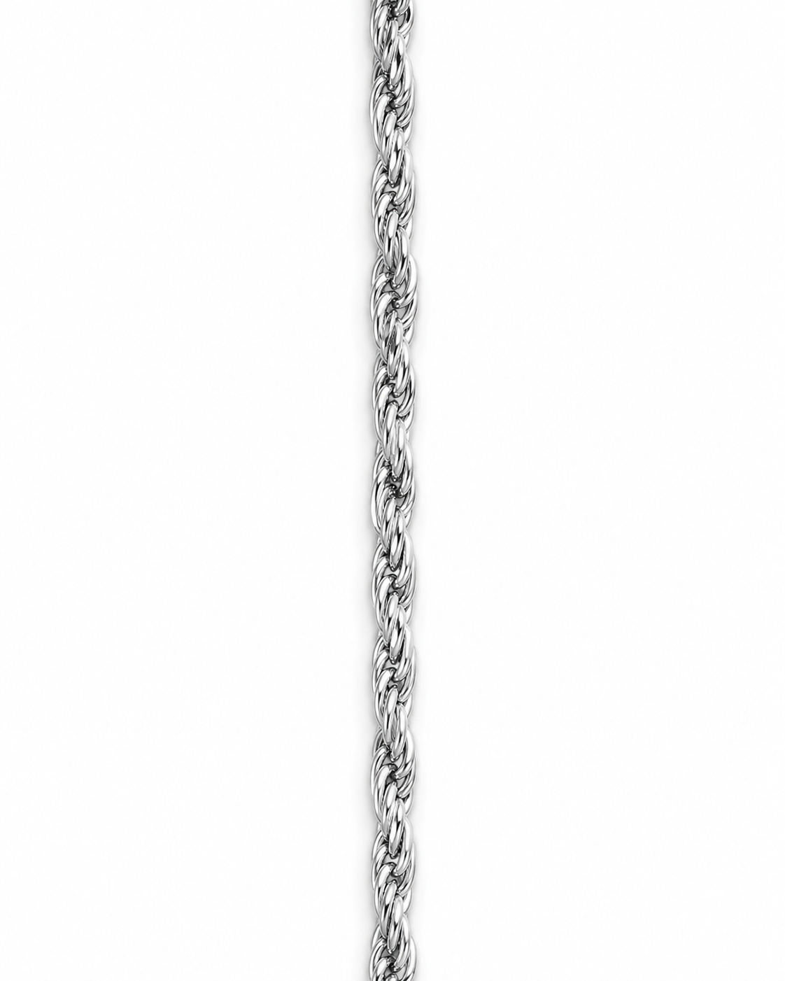 Silver Rope Chain Bracelet