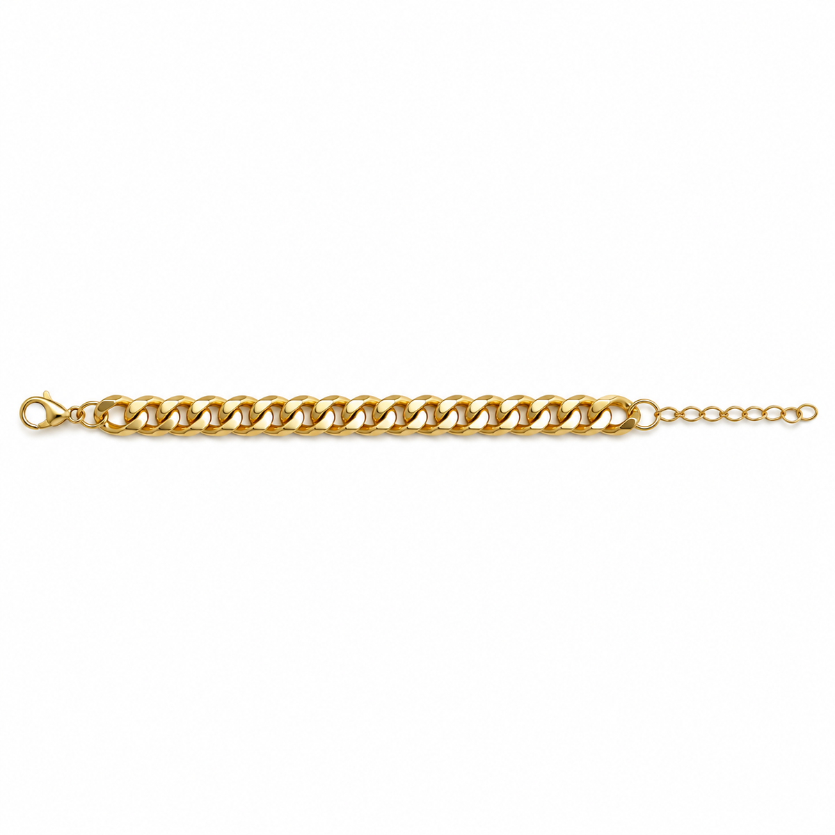 Gold-Tone Chunky Curb Chain Bracelet