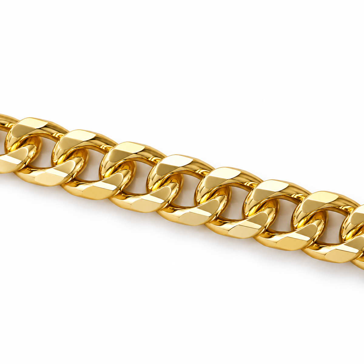 Gold-Tone Chunky Curb Chain Bracelet