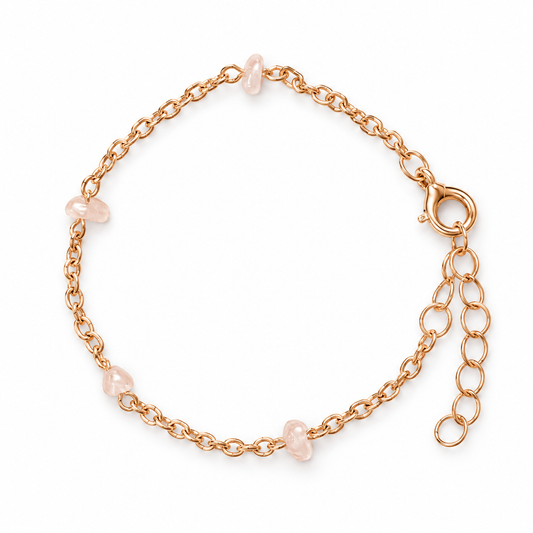 Rose-Gold-Tone Crystal Chip Bracelet