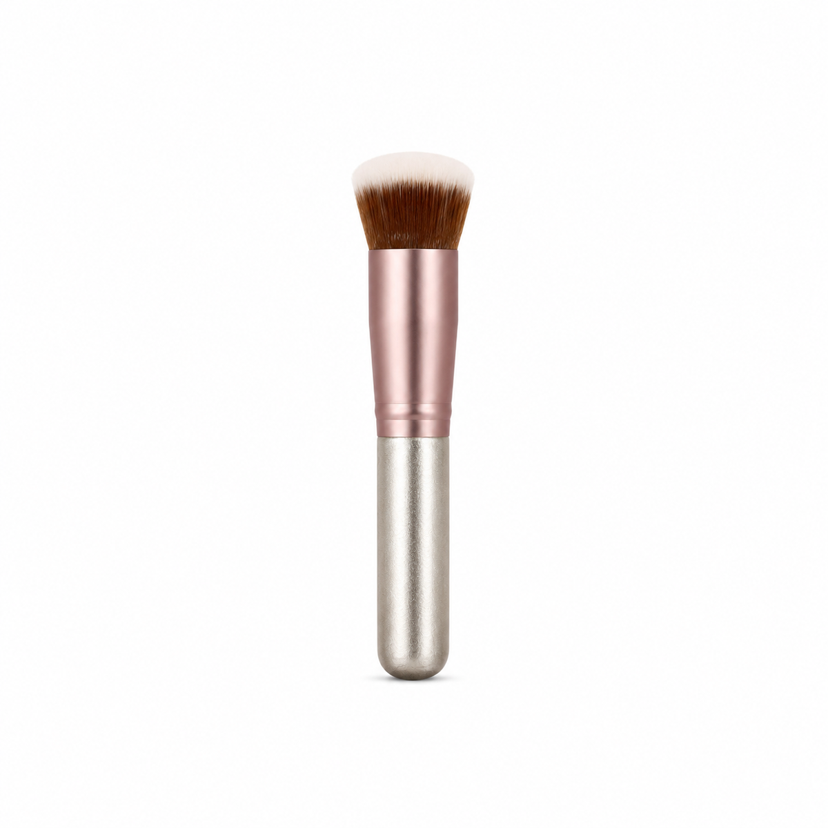 8-Piece Rose Gold &amp; Silver Makeup Brush Set