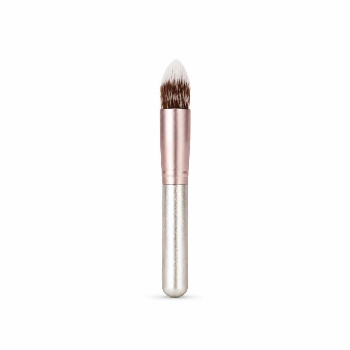 8-Piece Rose Gold &amp; Silver Makeup Brush Set