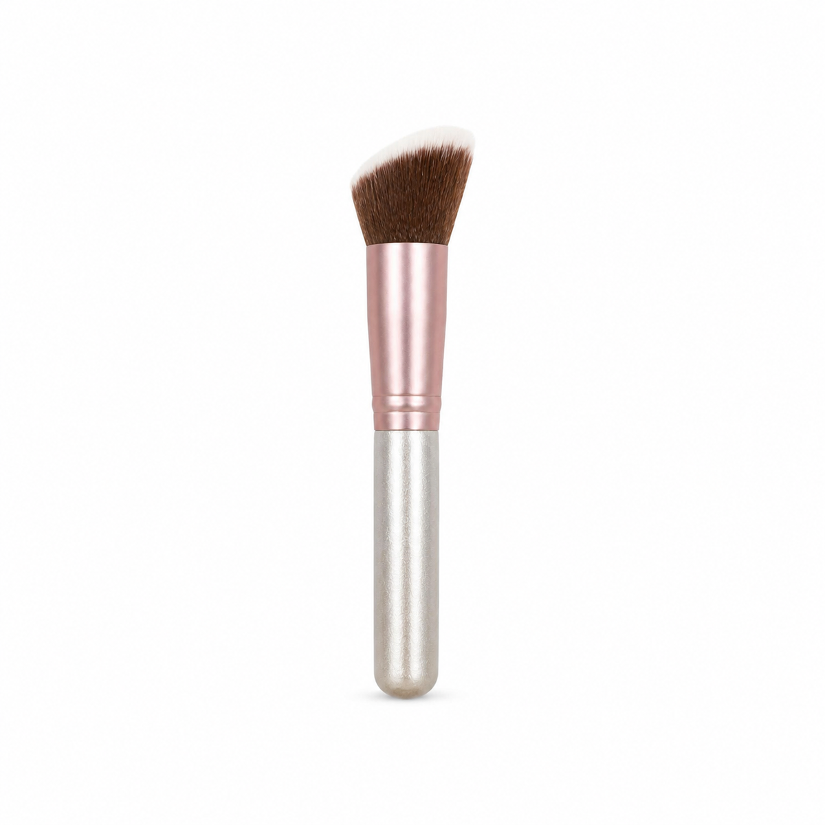 8-Piece Rose Gold &amp; Silver Makeup Brush Set