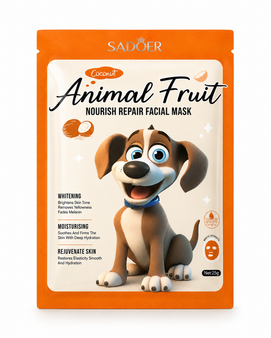 Coconut Animal Fruit Nourish Repair Facial Mask
