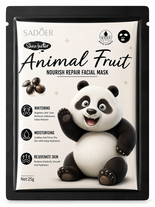 Shea Butter Animal Fruit Nourish Repair Facial Mask