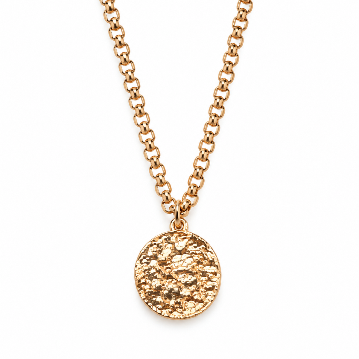 Mixed-Metal Triple-Layer Pendant Necklace