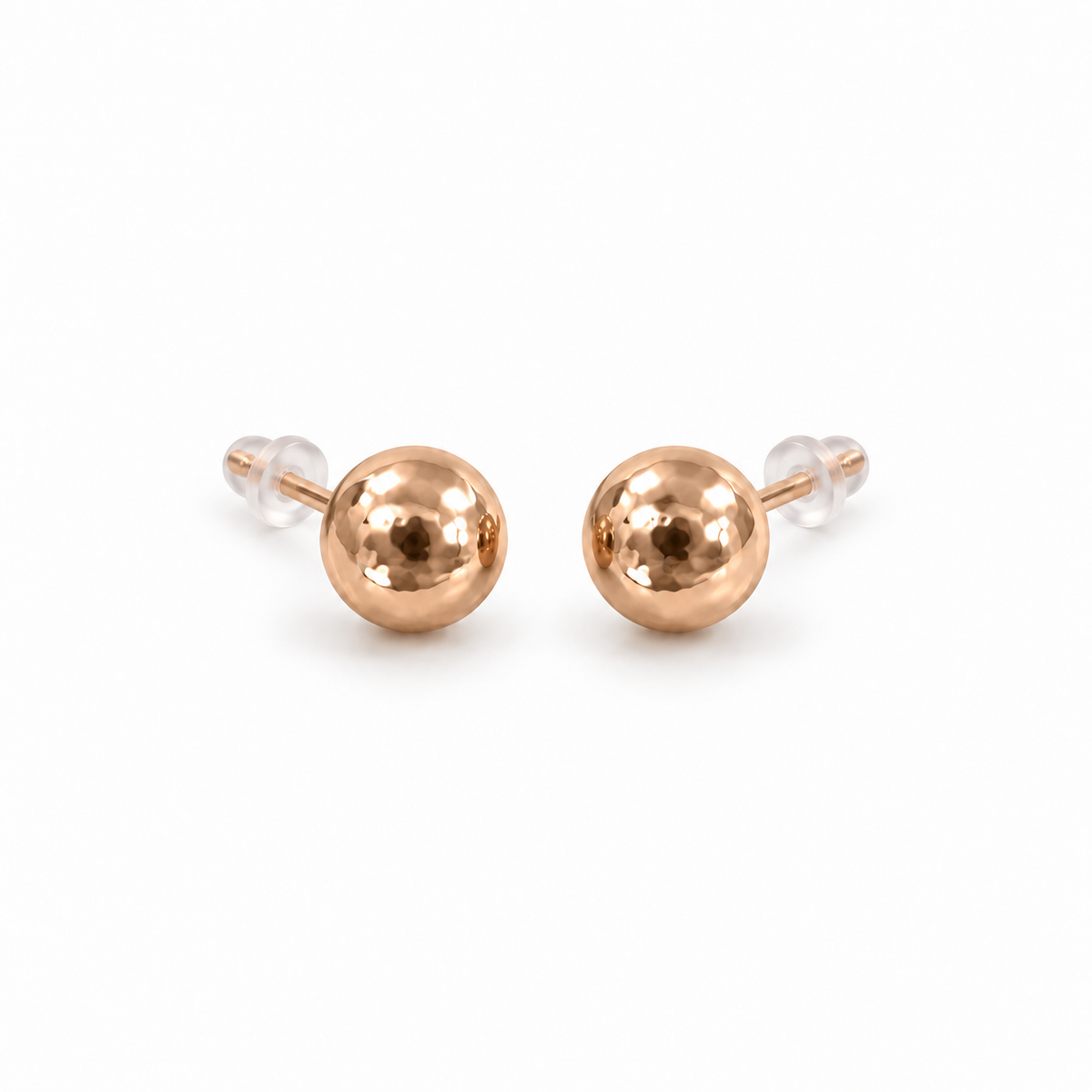 Rose-Gold Four-Pair Earring Set - various sizes available