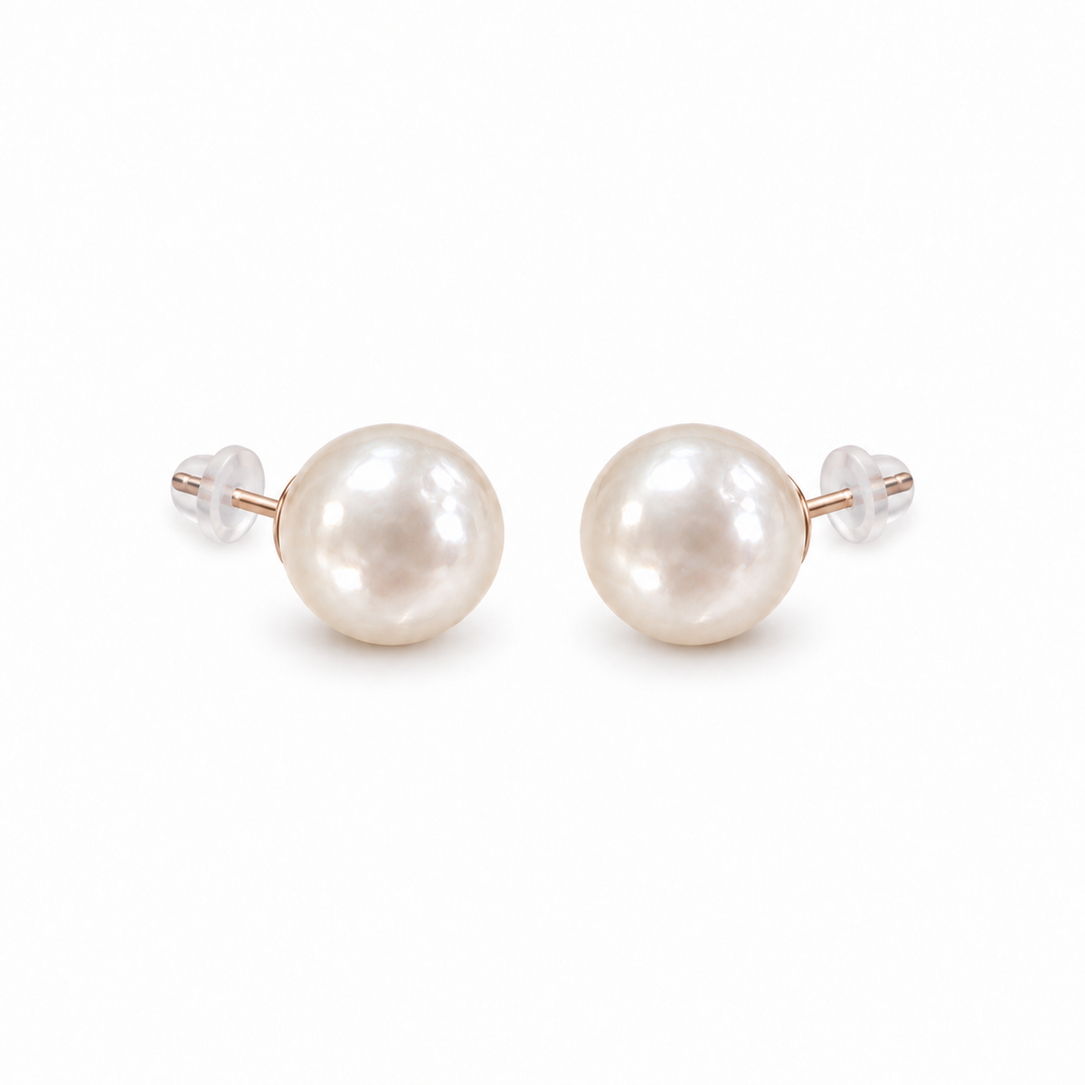 Rose-Gold Four-Pair Earring Set - various sizes available