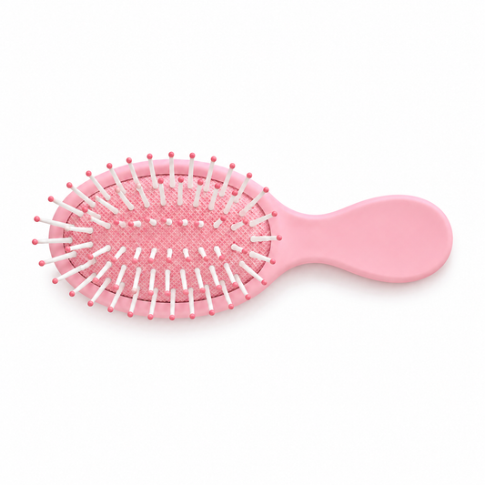 Mini Pink Detangling Hairbrush