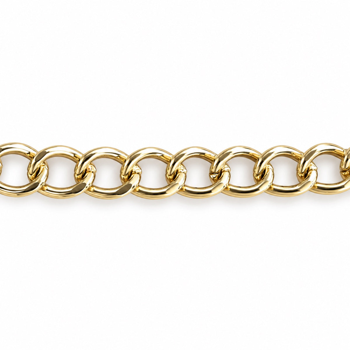 Gold-Tone Mixed-Link Chain Bracelet