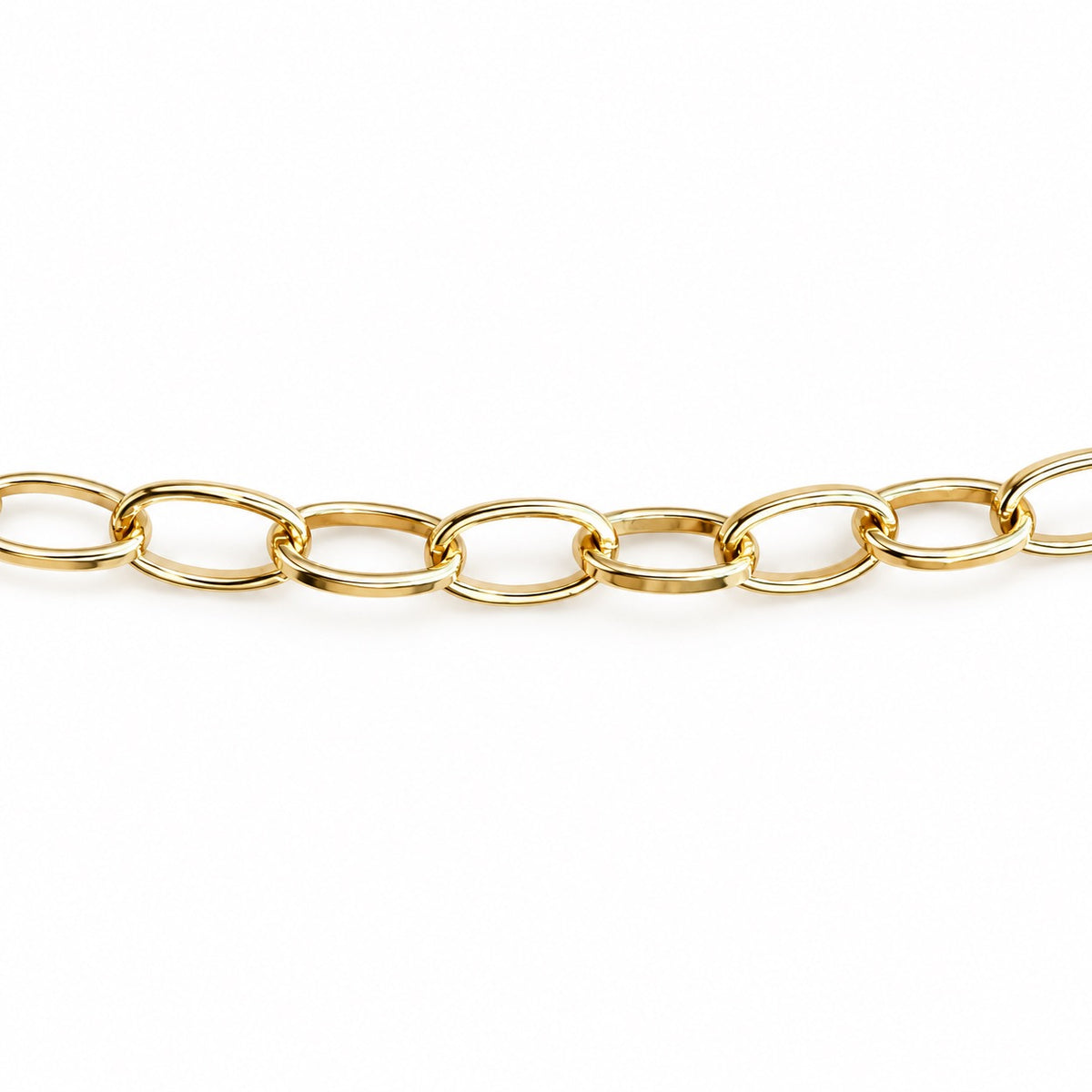 Gold-Tone Mixed-Link Chain Bracelet