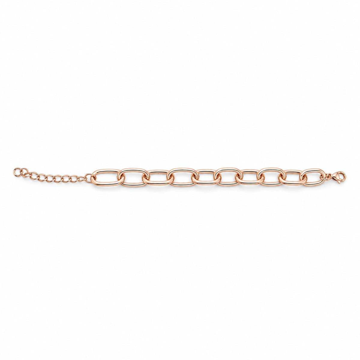 Rose-Gold-Tone Oval-Link Chain Bracelet