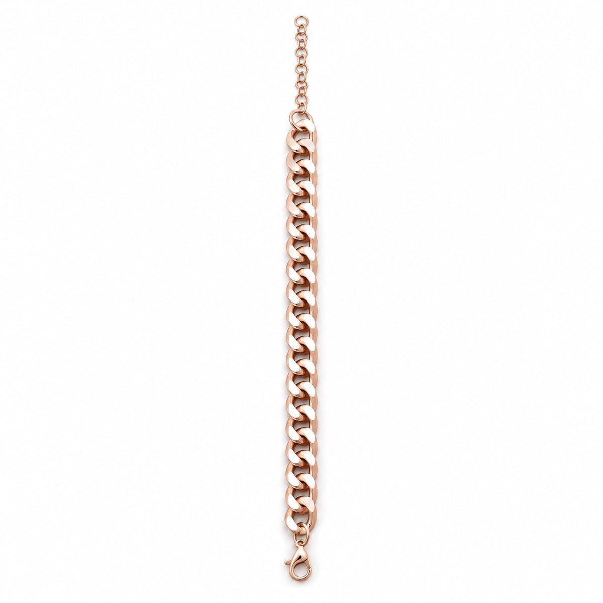 Rose-Gold-Tone Chunky Curb Chain Bracelet