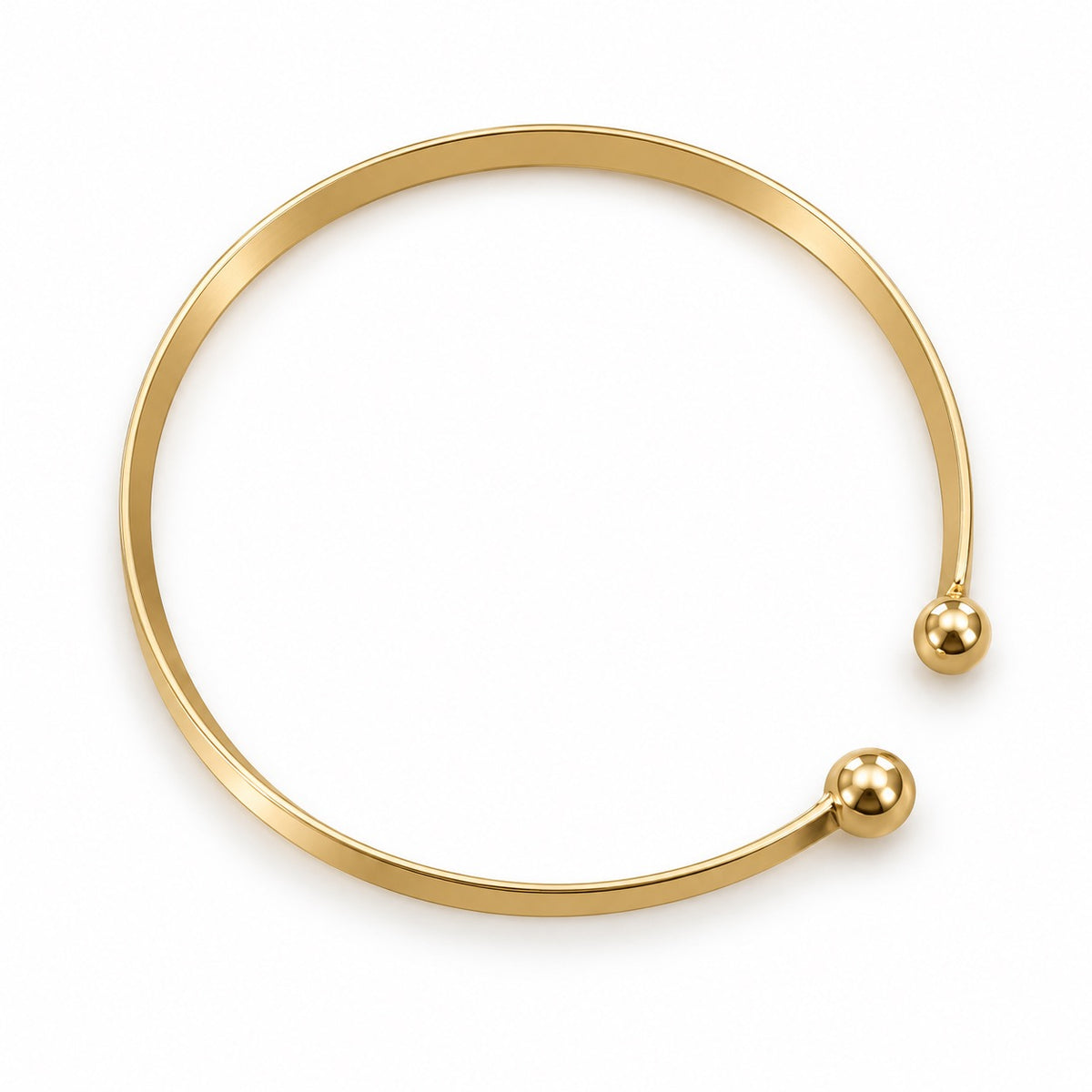 Gold-Tone Open Cuff Bracelet
