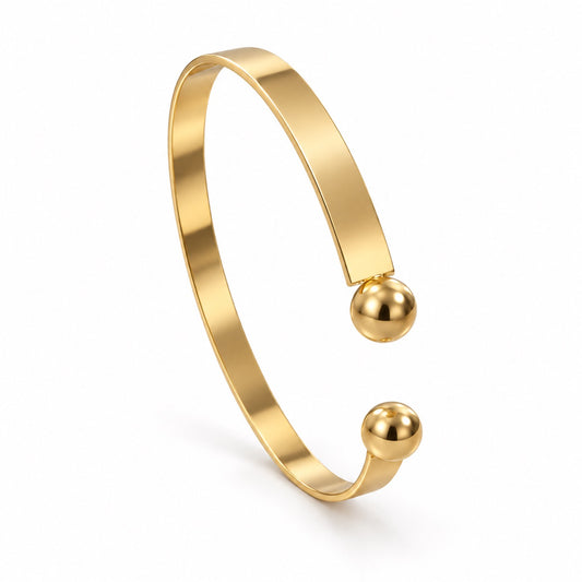 Gold-Tone Open Cuff Bracelet