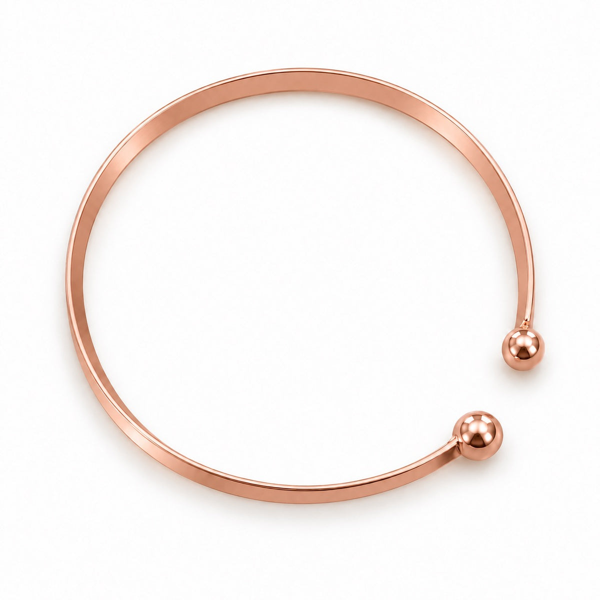 Rose Gold-Tone Open Cuff Bracelet