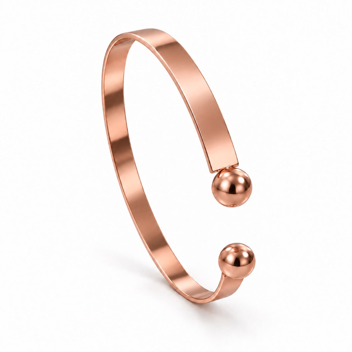 Rose Gold-Tone Open Cuff Bracelet