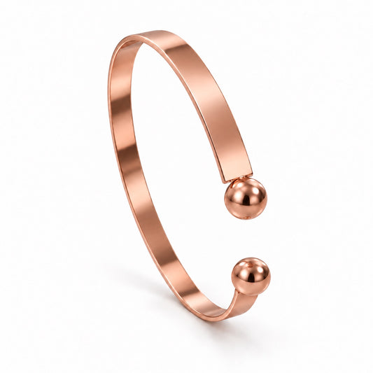 Rose Gold-Tone Open Cuff Bracelet