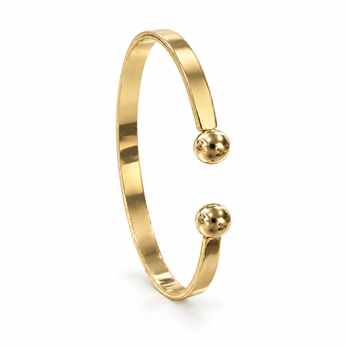 Gold-Tone LOVE Open Cuff Bangle Bracelet