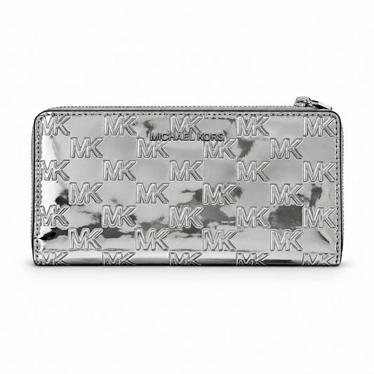 Pre-Loved MICHAEL Michael Kors Jet Set Double-Zip Wristlet