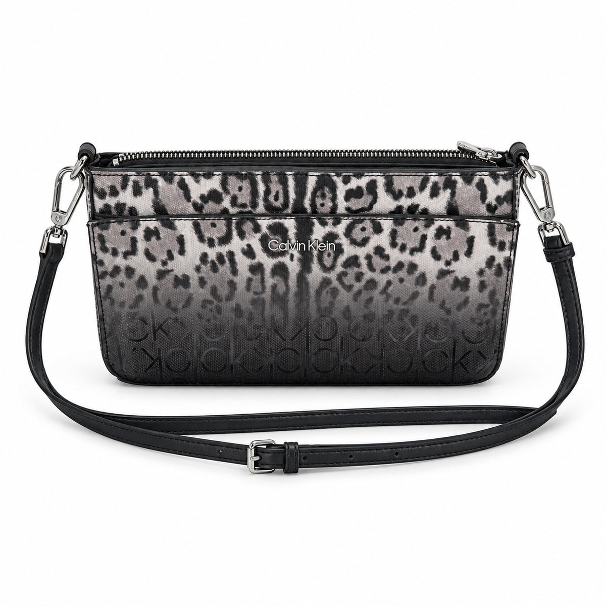 Pre-Loved Calvin Klein Leopard-Print Crossbody Bag