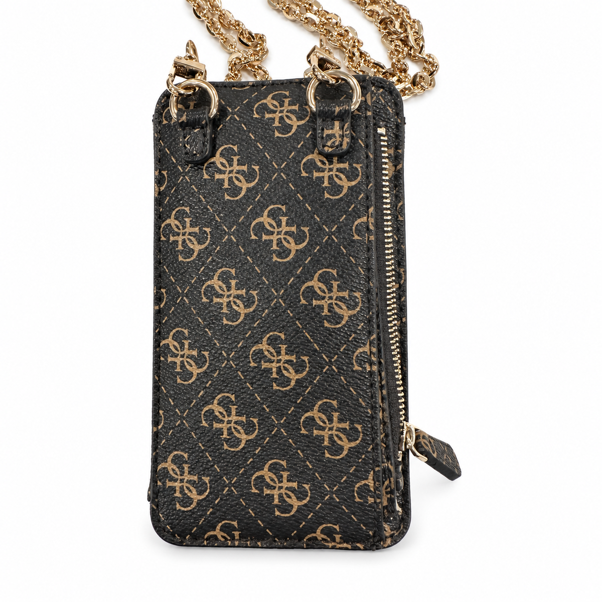 Pre-Loved GUESS Monogram Phone Crossbody Bag