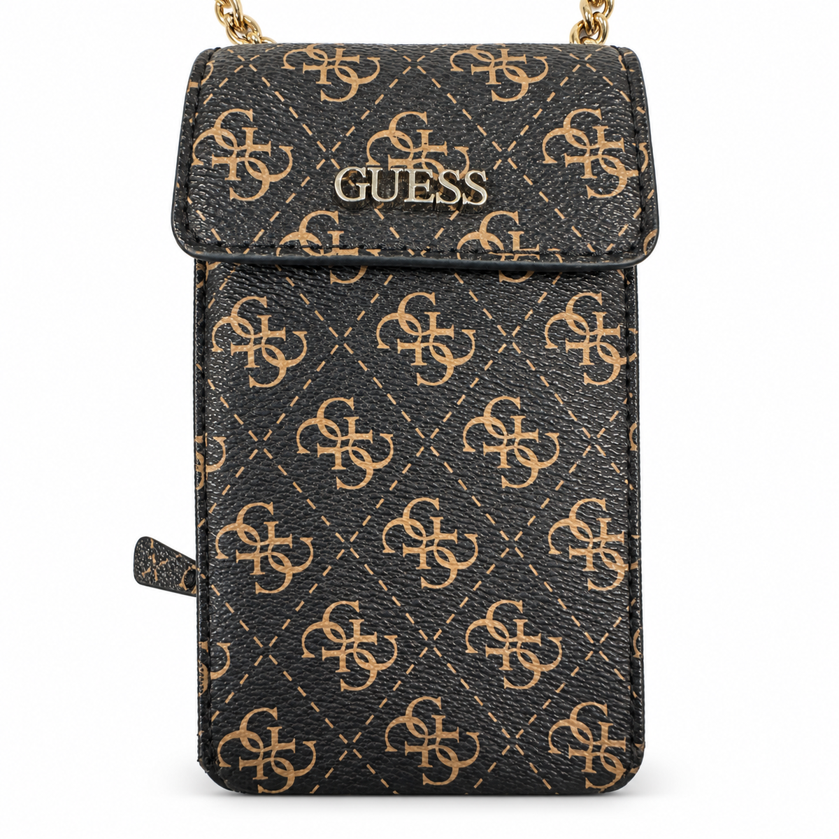 Pre-Loved GUESS Monogram Phone Crossbody Bag