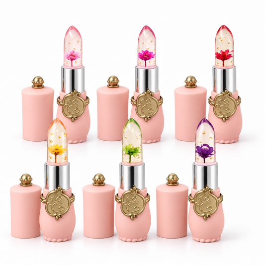 Flower-Infused Color-Changing Lipstick